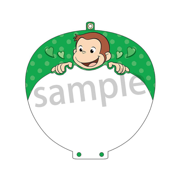 『おさるのジョージ』うちわカバーvol.2 グリーン