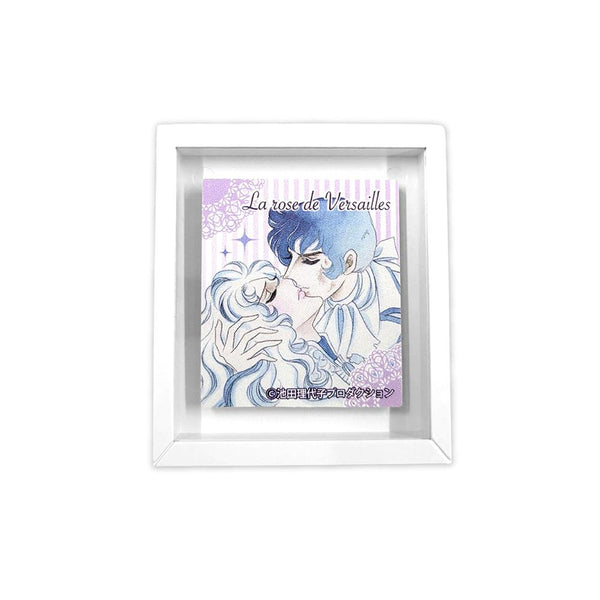 『ベルサイユのばら』フレームマグネット オスカル&アンドレ/パープル