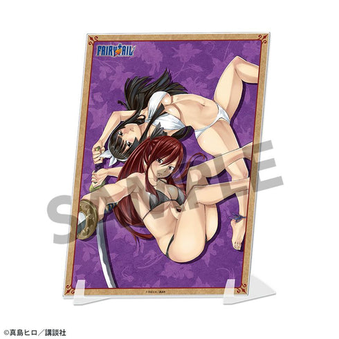 『FAIRY TAIL』ビジュアルアクリルプレート エルザ&カグラ