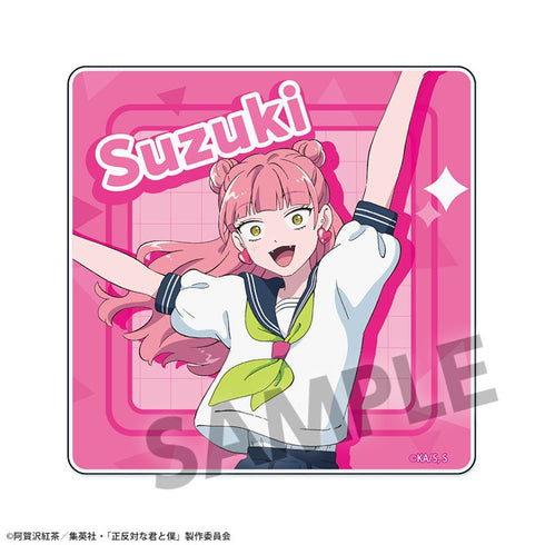 『You and Me, Opposites Attract』 Acrylic Coaster Suzuki