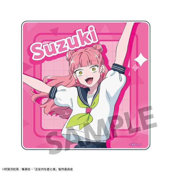 『You and Me, Opposites Attract』 Acrylic Coaster Suzuki