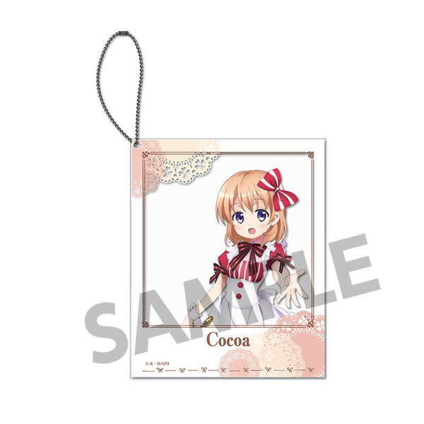 『ご注文はうさぎですか? BLOOM』描き下ろしポラロイド風アクリルキーホルダー ココア