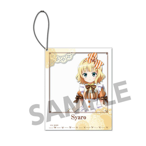 『ご注文はうさぎですか? BLOOM』描き下ろしポラロイド風アクリルキーホルダー シャロ