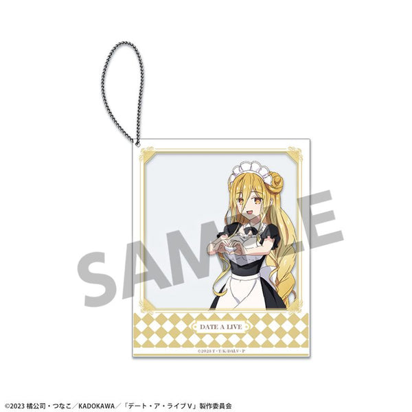 『デート・ア・ライブV』描き下ろしポラロイド風アクリルキーホルダー 星宮六喰 メイド ver.