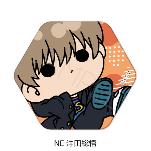『3年Z組銀八先生』六角形缶バッジ mochochoシリーズ第2弾 NE 沖田総悟