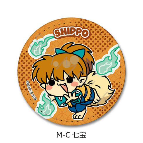 『犬夜叉』レザーバッジ M-C 七宝