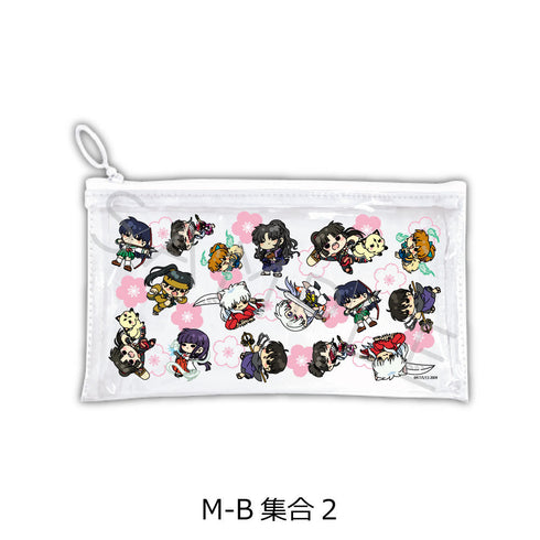 『犬夜叉』フラットクリアポーチ M-B 集合2