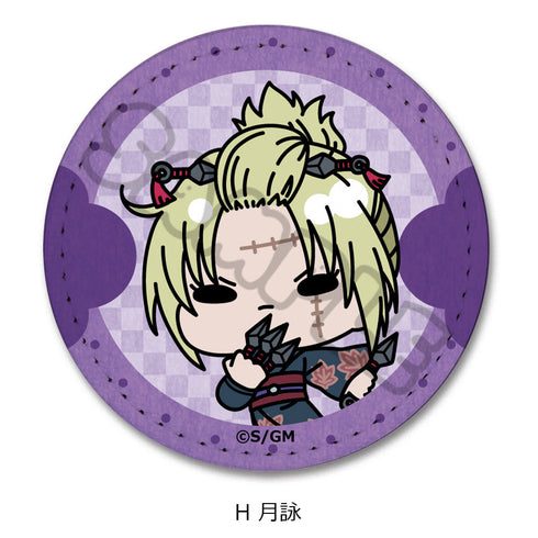 『新劇場版 銀魂 -吉原大炎上-』レザーバッジ mochochoシリーズ H 月詠