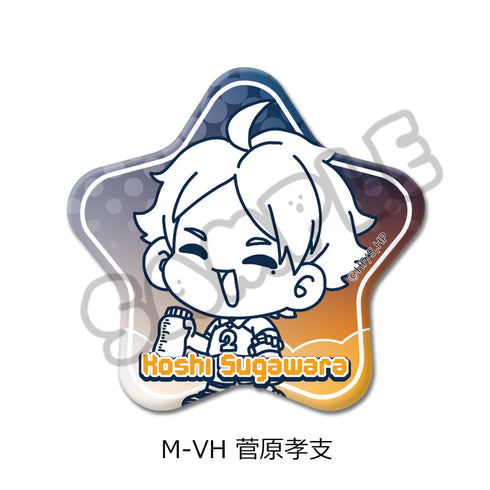 『ハイキュー!!』第8弾 星型缶バッジ(mochocho) M-VH 菅原孝支