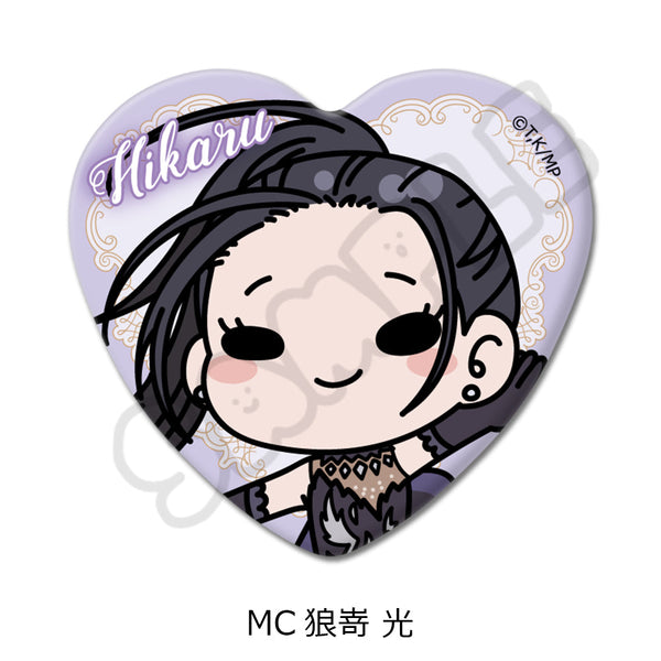 『メダリスト』ハート型缶バッジ MC 狼嵜光