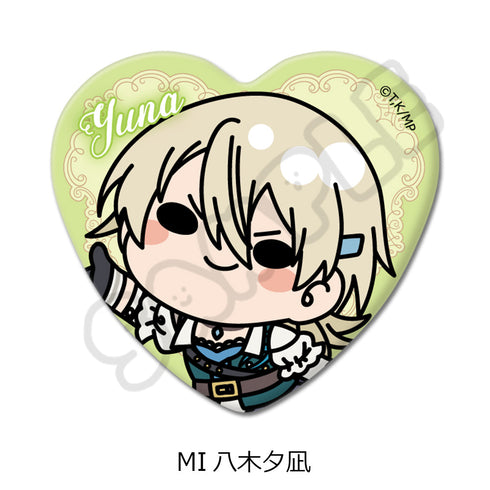 『メダリスト』ハート型缶バッジ MI 八木夕凪