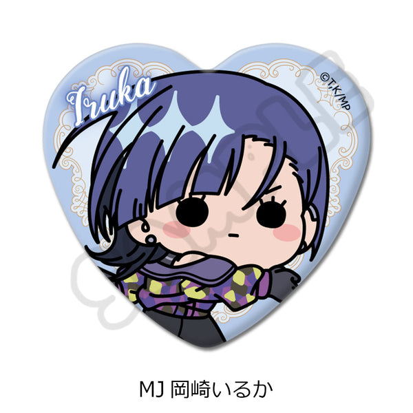 『メダリスト』ハート型缶バッジ MJ 岡崎いるか