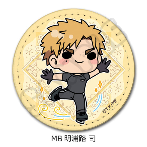 『メダリスト』レザーバッジ(丸形) MB 明浦路司