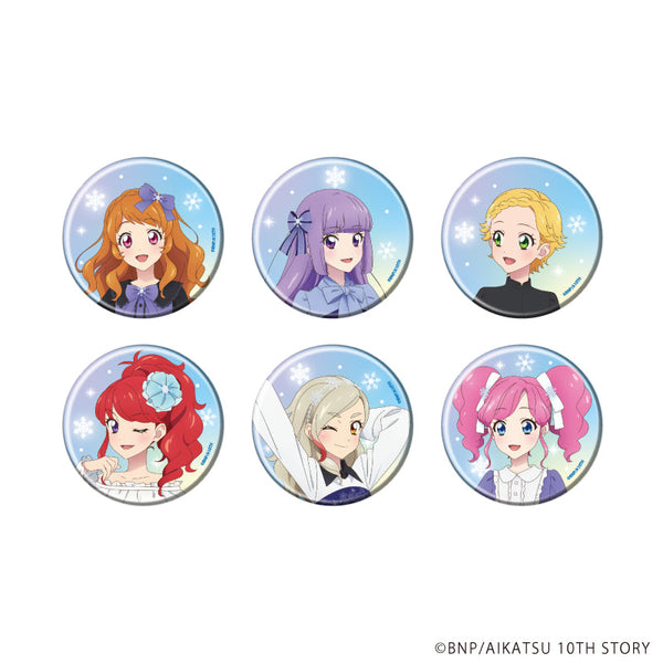 『アイカツ!』缶バッジ13/雪柄コーデver. コンプリートセット(全6種)(描き下ろしイラスト)