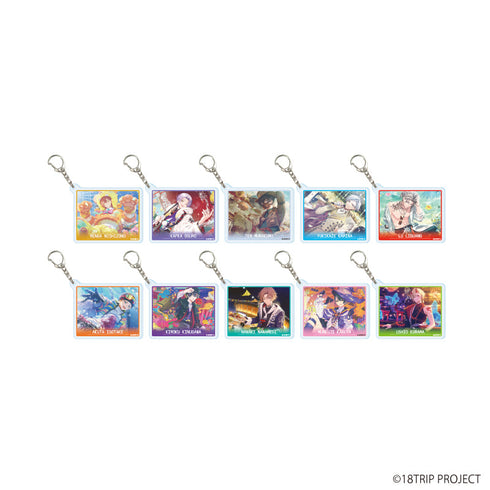 『18TRIP』Acrylic Keychain『18TRIP』03/Complete Set (All 10 Types) (Official Illustration)