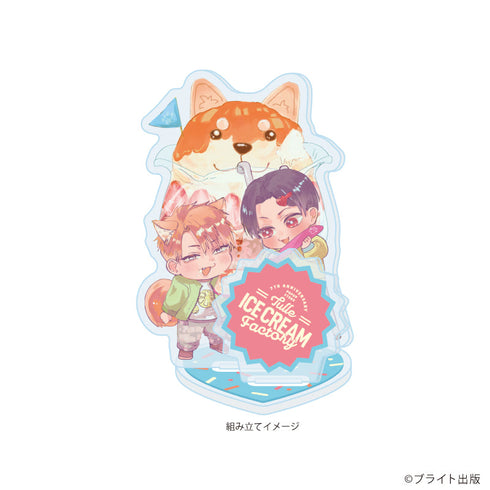 『Tulle Ice Cream Factory -7th Anniversary-』アクリルスタンドプレート05/羽毛先生(描き下ろしイラスト)