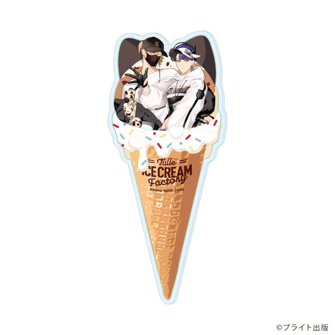 『Tulle Ice Cream Factory -7th Anniversary-』アクリルワッフルコーン06/屋敷シマ先生(描き下ろしイラスト)
