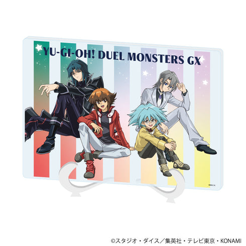 『遊☆戯☆王デュエルモンスターズGX』アクリルアートボード(A5サイズ)03/集合デザイン(描き下ろしイラスト)