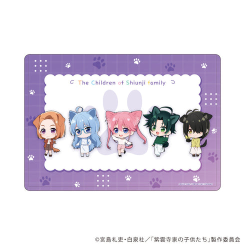 『紫雲寺家の子供たち』キャラクリアケース07/整列デザイン 犬ver.(ミニキャライラスト)