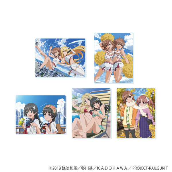 『とある科学の超電磁砲T』アクリルカード05/コンプリートセット(全5種)(場面写イラスト)