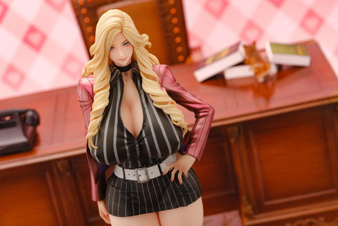 『Gyaru CEO and Harem Office』Aki Nishikiori (Red Suit Ver.) Clean Version