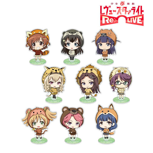 『少女☆歌劇 レヴュースタァライト -Re LIVE-』東武動物公園コラボ トレーディング ちびキャラ アクリルスタンド Ver.A(単位/BOX)【202601再販】