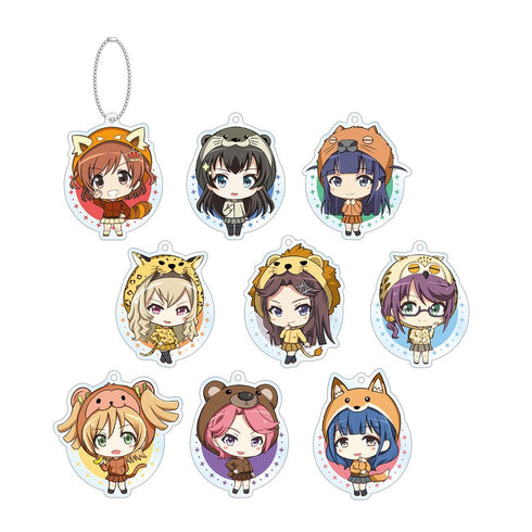 『少女☆歌劇 レヴュースタァライト -Re LIVE-』東武動物公園コラボ トレーディング ちびキャラ アクリルキーホルダー Ver.A(単位/BOX)【202601再販】
