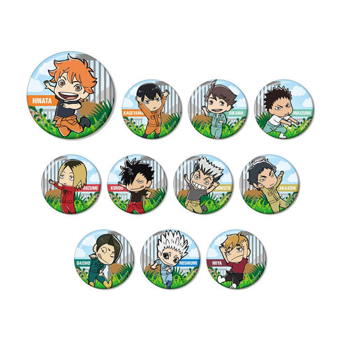 『ハイキュー!! TO THE TOP × 東武動物公園』ちびキャラ 飼育係ver. トレーディング缶バッジ(単位/BOX)【202506再販】