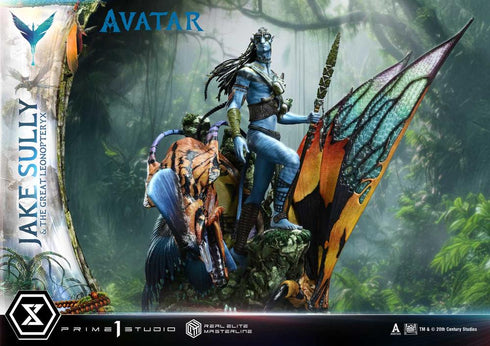 Avatar Real Elite Master Line Jake Sully & Great Leonopterix Avatar Legacy Collection Deluxe Edition