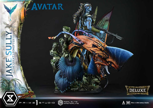 Avatar Real Elite Master Line Jake Sully & Great Leonopterix Avatar Legacy Collection Deluxe Edition
