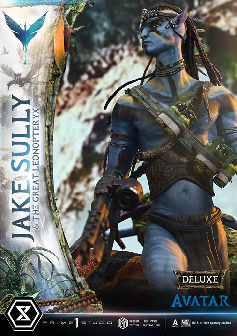 Avatar Real Elite Master Line Jake Sully & Great Leonopterix Avatar Legacy Collection Deluxe Edition