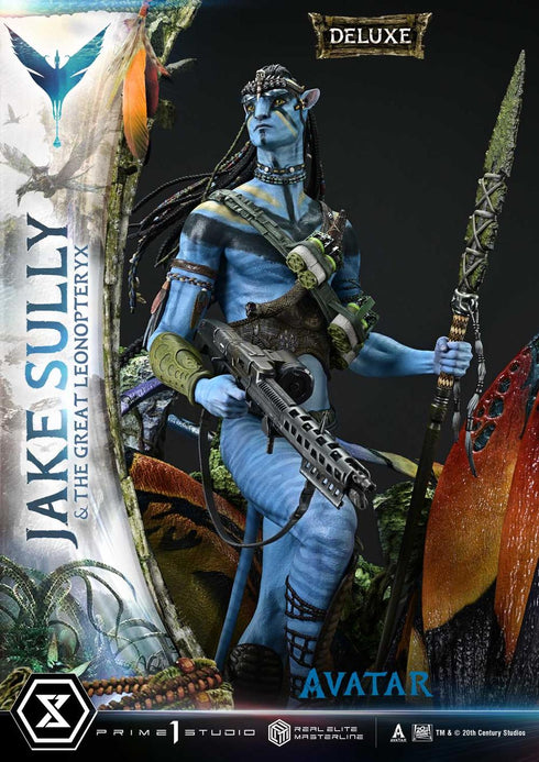 Avatar Real Elite Master Line Jake Sully & Great Leonopterix Avatar Legacy Collection Deluxe Edition