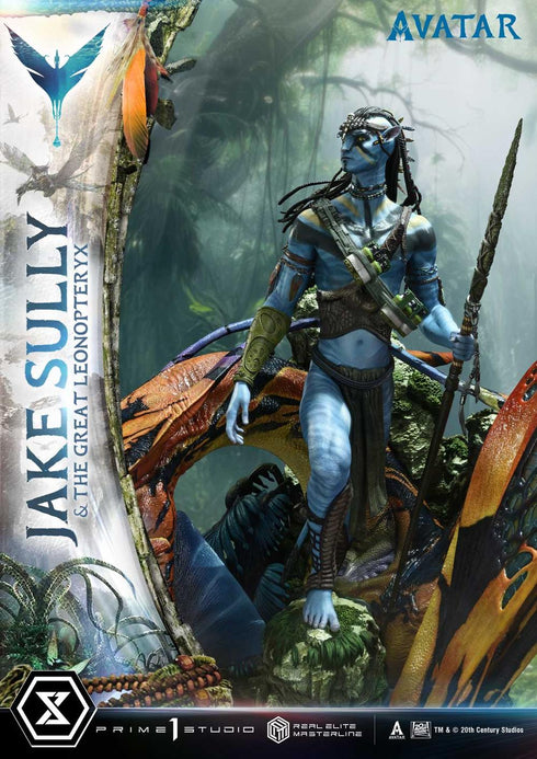 Avatar Real Elite Master Line Jake Sully & Great Leonopterix Avatar Legacy Collection Deluxe Edition