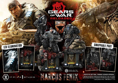 『Gears of War: Reloaded』リアルエリートマスターライン マーカス・フェニックス アルティメット版