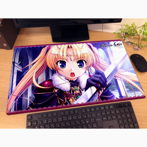 『Yustia of the Tainted Wings』 Rubber Mat (Licia de Novas Yuri / Oath)