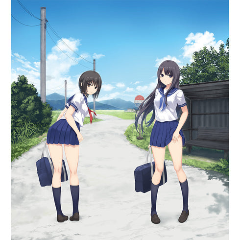 『珈琲貴族先生』描き下ろし複製原画 青山澄香&白峰莉花/セーラー服