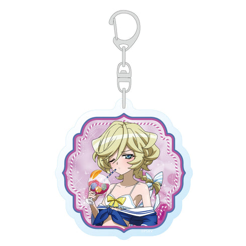 『戦姫絶唱シンフォギアXV』描き下ろしアクリルキーホルダー(キャロル/マリンセーラー水着)