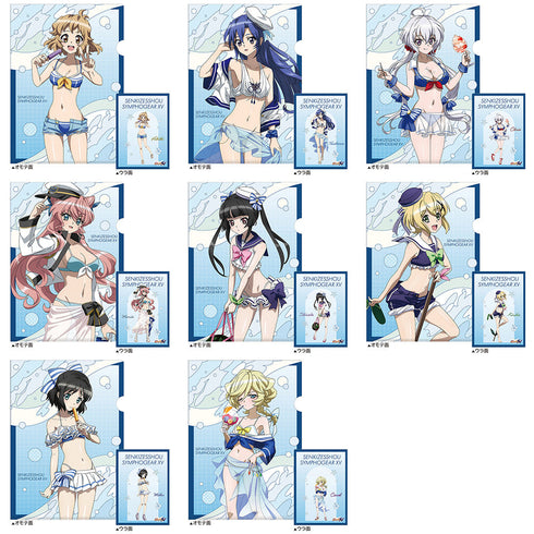 『戦姫絶唱シンフォギアXV』描き下ろしクリアファイル(調/マリンセーラー水着)