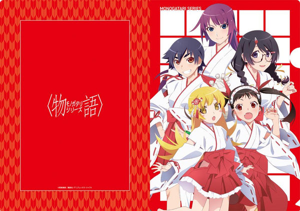 『物語シリーズ』クリアファイル 集合