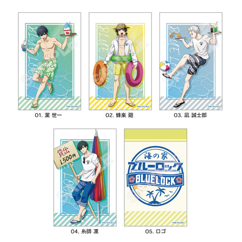 『ブルーロック』サテン地ステッカー 01 第1弾(全5種) BOX