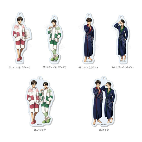 『進撃の巨人』ルームウェアver. アクリルキーホルダー /01 BOXA(全6種)【202602再販】