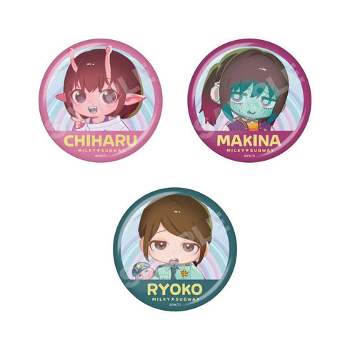 『銀河特急 ミルキー☆サブウェイ』缶バッジ 01【BOX】