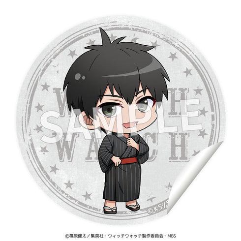 『ウィッチウォッチ』円形デコステッカー【BOX】