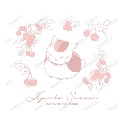 『夏目友人帳』ニャンコ先生 パーカー サクランボメンズ【202602再販】