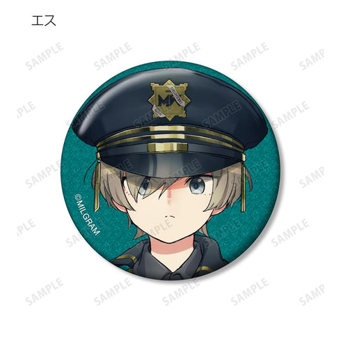 『MILGRAM -ミルグラム-』トレーディンググリッター缶バッジ(単位/BOX)【202601再販】