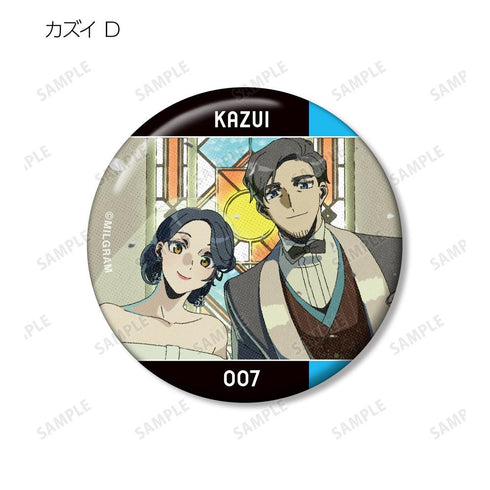 『MILGRAM -ミルグラム-』トレーディング MV 缶バッジ カズイ『Cat』(単位/BOX)【202601再販】