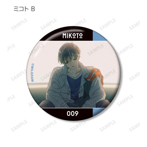 『MILGRAM -ミルグラム-』トレーディング MV 缶バッジ ミコト『ダブル』(単位/BOX)【202601再販】