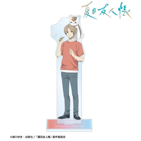 Natsume's Book of Friends Original Illustration Natsume Takashi & Nyanko-sensei Bubble Ver. Extra Large Acrylic Stand