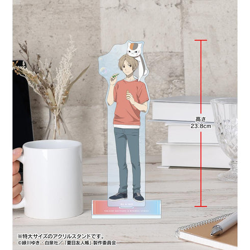 Natsume's Book of Friends Original Illustration Natsume Takashi & Nyanko-sensei Bubble Ver. Extra Large Acrylic Stand