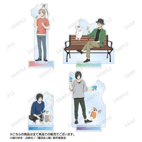 『夏目友人帳』描き下ろし 名取周一&ニャンコ先生 シャボン玉ver. 特大アクリルスタンド